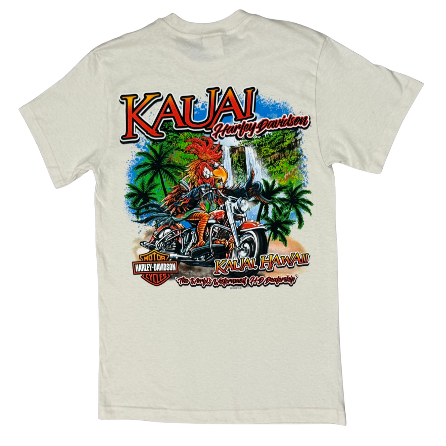 Bruddah Rooster Tee - White