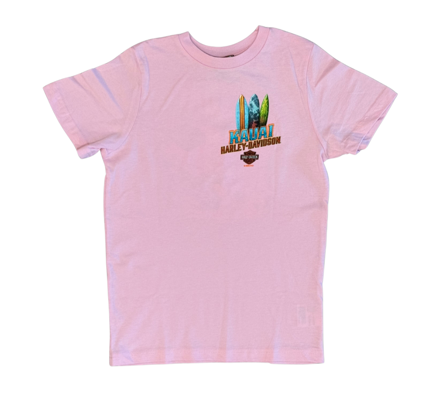 Surf Board Youth Tee - Pink
