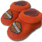 Infant Bootie Socks - Orange