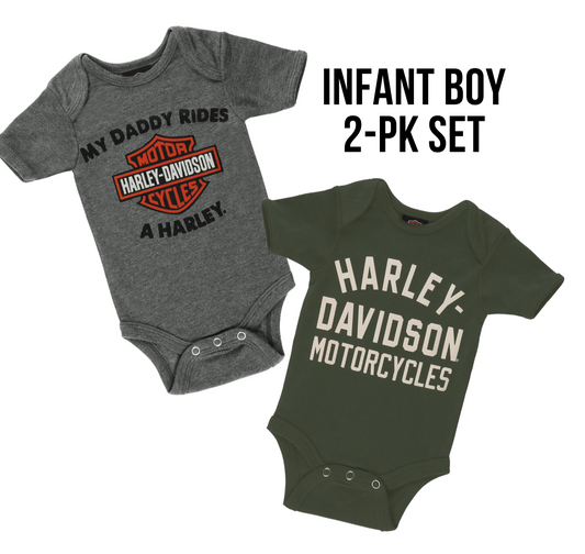 Infant Boys - Daddy Rides a Harley - 2 Pack