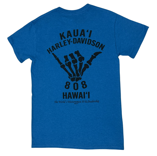 808 Shaka Tee - Blue