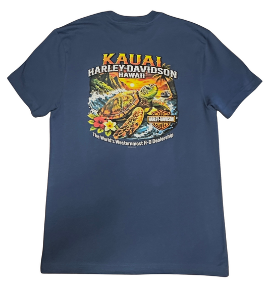 Kauai Honu Tee - Navy