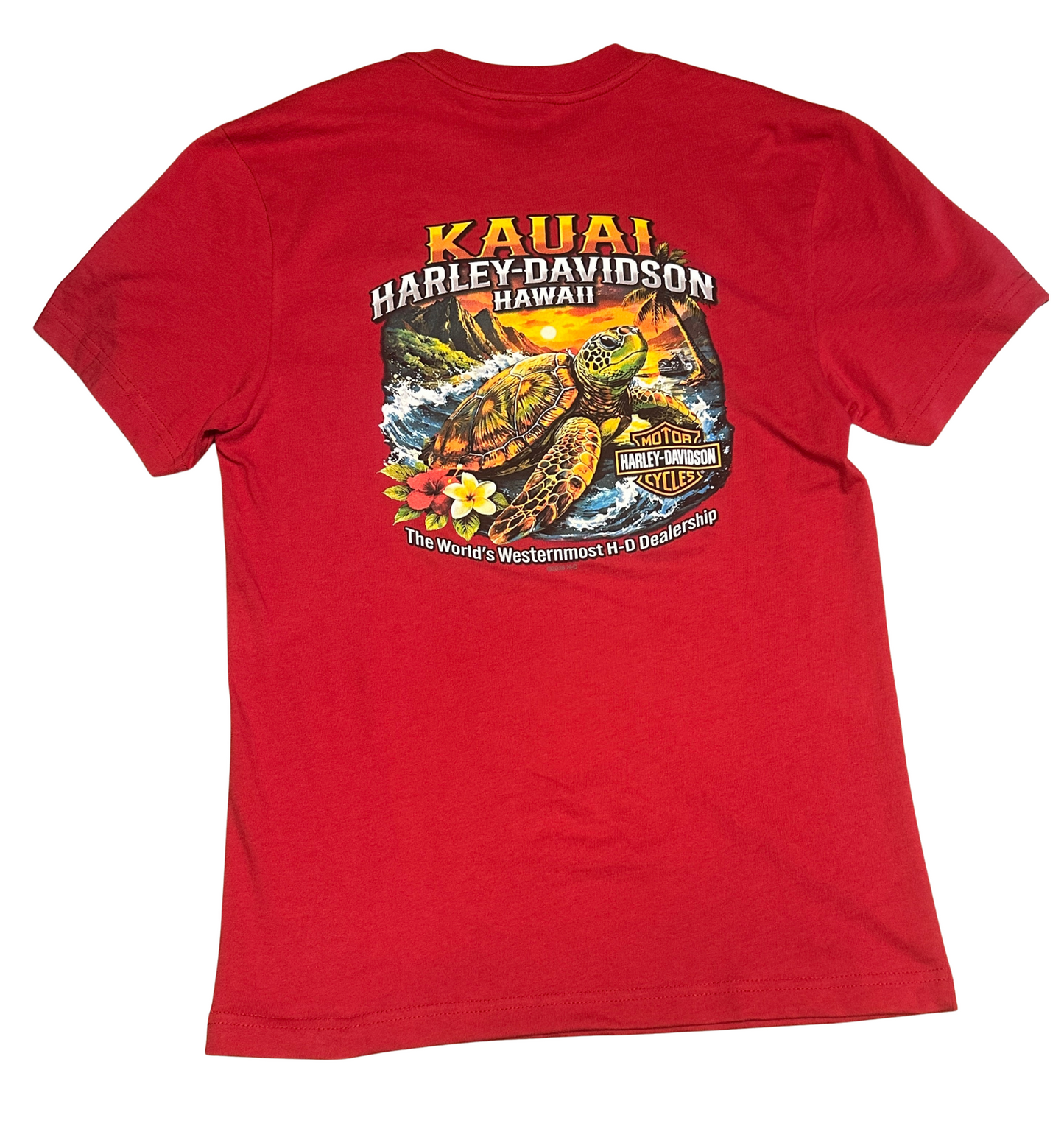 Kauai Honu Tee - Red