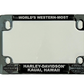 KHD Motorcycle License Plate Frame