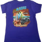 Surf Board Youth Tee - Purple