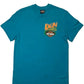 Hanalei Map Tee - Tropical Green
