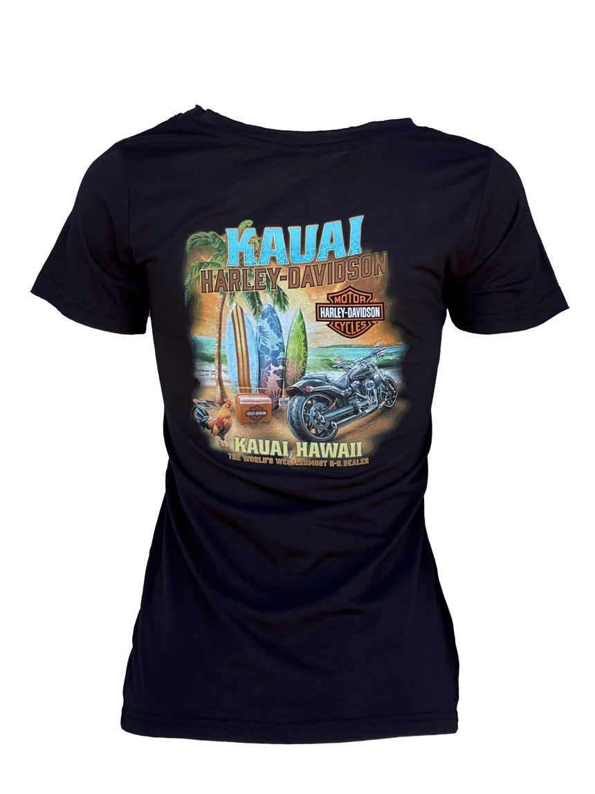 Surfboard Tee - Black